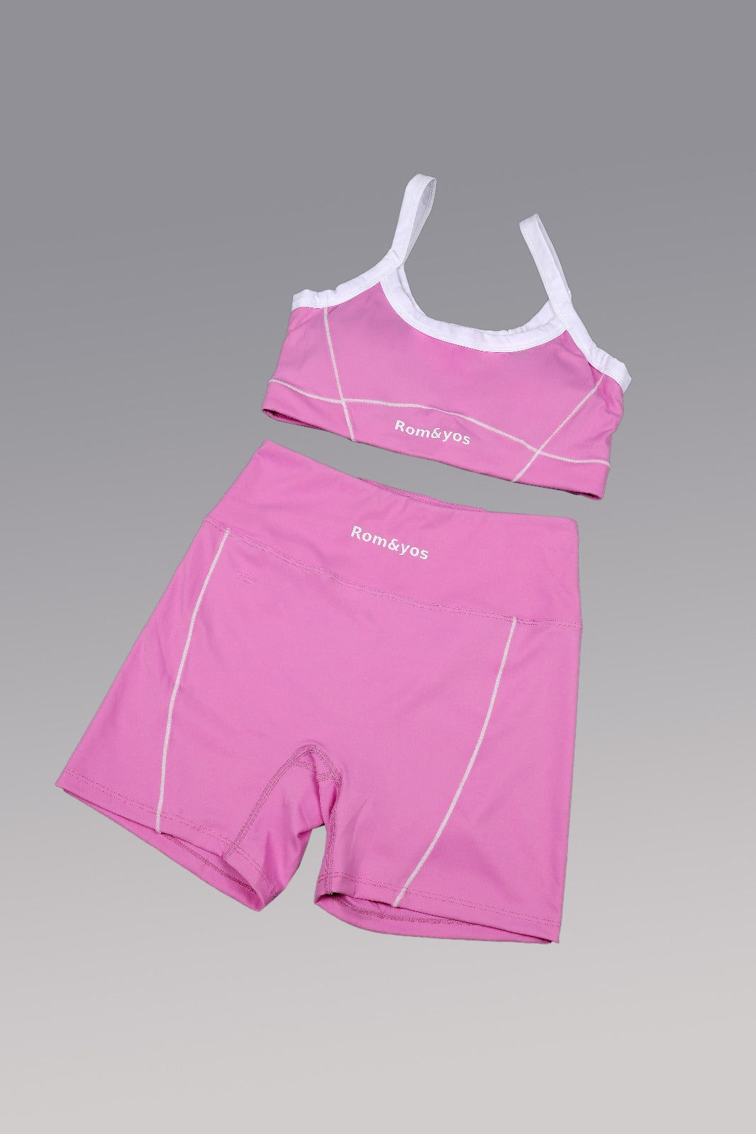 Women Gym Activewear U Neck 2 Pieces